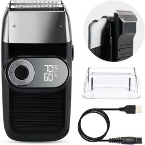 Scheerapparaat - Glad en Comfortabel Scheren - Geschikt voor Gezicht en Hals - Draadloos en Oplaadbaar Design - Meerdere Scheerstanden voor Persoonlijke Verzorging - Stil, Efficiënt en Gebruiksvriendelijk