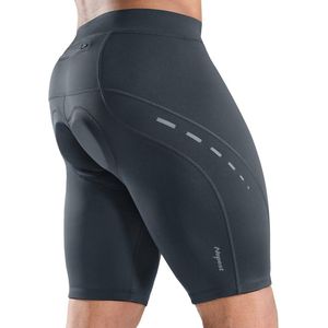 Gevoerde 4D Korte Fietsbroek voor Heren - Ademend en Stretchy met Zakken