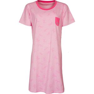 Irresistible Dames Nachthemd - Slaapkleed - Roze - Maat XL