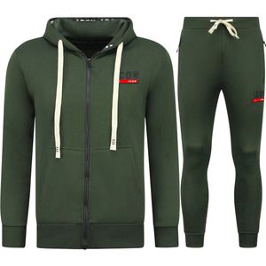 Dik Geweven Joggingpakken Heren ICON - Trainingspakken - Huispakken Volwassenen - 11986 - Groen