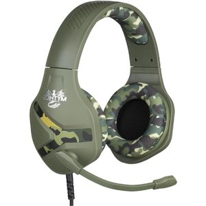 Mythics Nemesis Casque Gaming Headset (Camo) – Gaming Koptelefoon met Microfoon, Draadloos, Comfortabel, voor PC, PS4, PS5, Xbox, en Meer