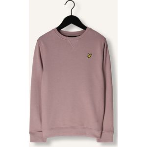 Lyle & Scott Crew Neck Sweatshirt Boys Truien & Vesten Jongens - Sweater - Hoodie - Vest- Lichtroze - Maat 122/128