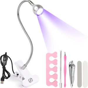 Equivera Nagellamp - Nagel lamp - Nagellamp LED - Nagellamp LED UV - Nagellamp voor Gel Nagellak - Nagel Lamp Bureau - Nageldroger - Nageldrogers - Nagel Droger - Nageldroger voor Gel Nagellak - Nageldroger LED