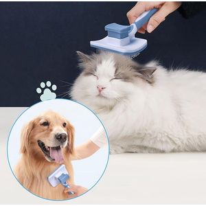 Kat Grooming Borstel, Hond Slicker Borstel, Huisdier Reinigingsvergieten Borstel Massage Kammen voor katten en honden met kort, Medium & Lang Haar