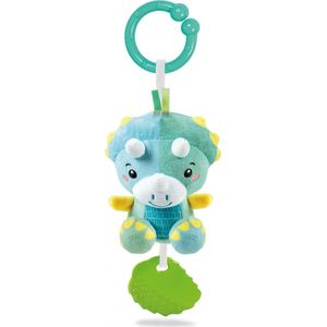 Clementoni Rammelaar Dino Junior 25 Cm Pluche Groen/blauw