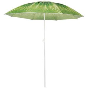 Strandparasol 180cm - Parasol met KIWI design - met UV bescherming 50+ - Makkelijk meenemen (100cm)