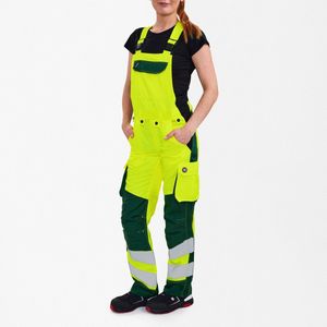 Engel Safety Light Amerikaanse overall voor dames 3543-319 - Hi-vis Yellow / Green - 34