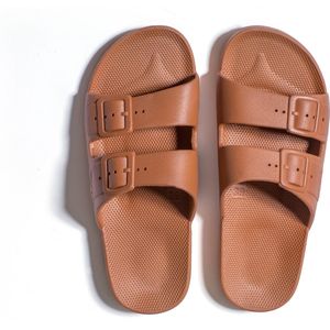 Freedom Moses - Basic - Slipper - Bruin - 100% PCU - Vegan - Waterbestendig
