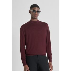 Antony Morato Trui Regular Fit Wool Blend Sweater Mmsw01523 Ya400145 5105 Dark Cherry Mannen Maat - L