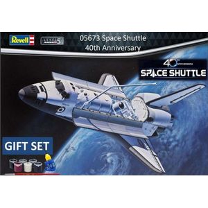 1:72 Revell 05673 Space Shuttle, 40th. Anniversary - Gift Set Plastic Modelbouwpakket