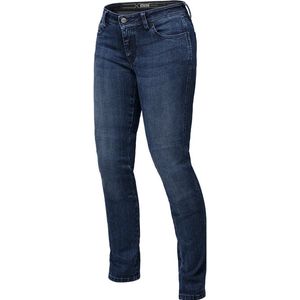 IXS 1L Straight Blauwe Dames Motorjeans - Maat 26/34 - Broek