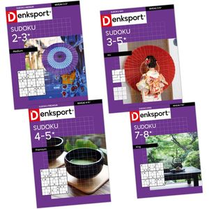 Denksport Sudoku puzzelboek pakket nr. 6