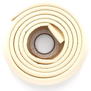 Hoekbeschermer Tegen Scherpe Punten Extra Zacht Beige - 2Meter X 35Mm - Kinder Bescherming - Stoten - Hoeken - Tafel - Kast - 200cm