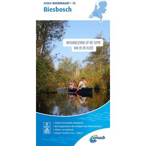 ANWB waterkaart 15 - Biesbosch
