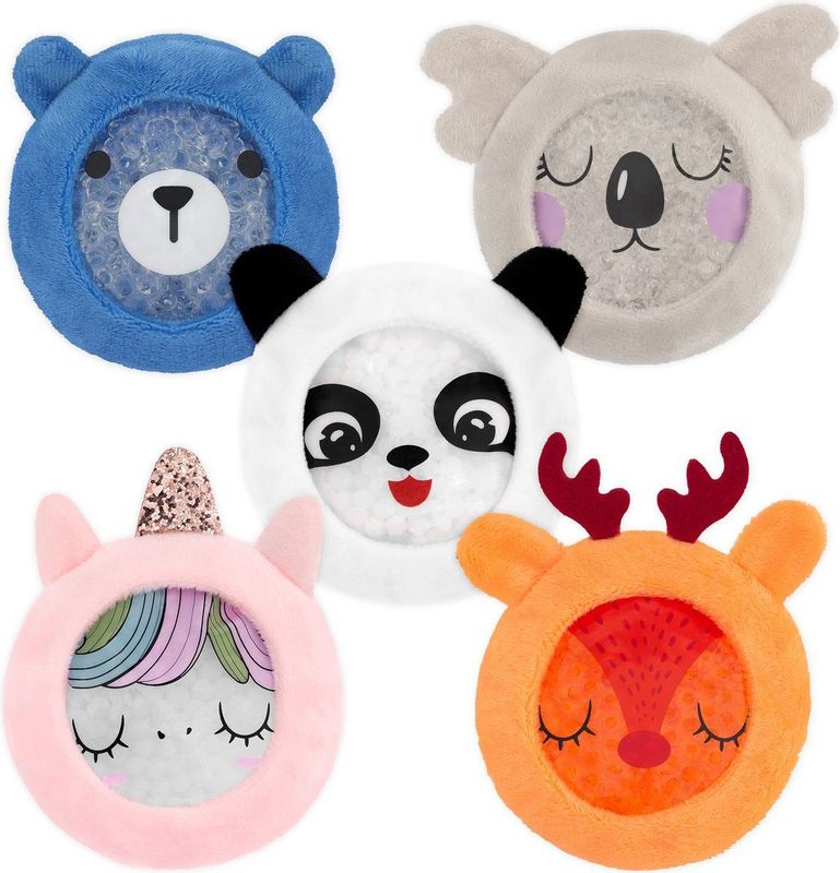 Navaris - Gel Packs - 5 Stuks - Herbruikbaar - Voor Eerste Hulp - Dierenontwerp