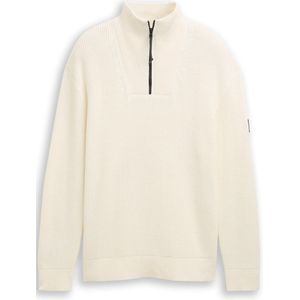 Tom Tailor Denim Relaxed fit gebreide trui met kraag