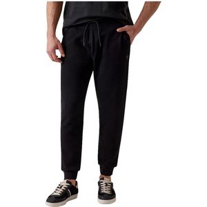 Guess - Driehoek Joggingbroek - Zwart - Heren - Katoen