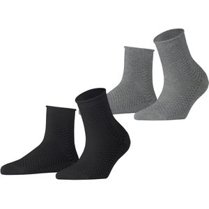Esprit - Fine Mesh - Sokken - Veelkleurig - 2-Pack - Dames
