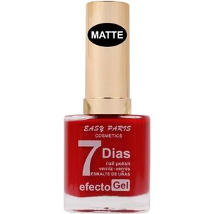 Easy Paris - Nagellak - Mat Rood - 1 flesje met 13 ml inhoud - Nummer 065