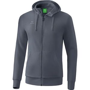 Erima Sweatjack Met Capuchon Heren - Slate Grey | Maat: 3XL