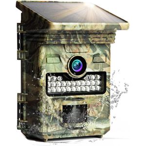 Lexium Wildcamera voor Buiten - Wildcamera met Nachtzicht - WiFi - Hoge Resolutie - Waterdicht - Wild Camera - Premium