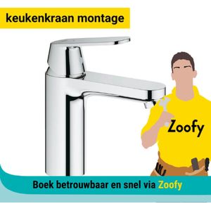 Installatie keukenkraan  - Door Zoofy in samenwerking met bol.com - Installatie-afspraak gepland binnen 1 werkdag