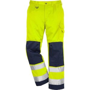 Fristads Hi Vis Broek Klasse 2 2001 Th - Hi-Vis geel/marineblauw - C58