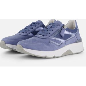 Gabor Rollingsoft Sneakers blauw Leer - Dames - Maat 43.5