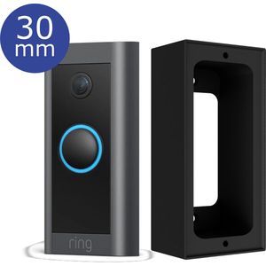 SmarThuis - afstandhouder geschikt voor Ring Video deurbel Wired - afstandhouder van 3cm 30mm- inclusief montage materiaal - sterk en milieubewust