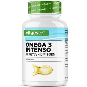 Vit4ever - Omega 3 Intenso - Visolie - 1000mg - 365 Capsules