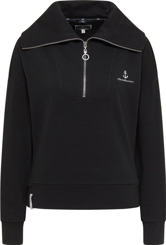 DreiMaster - Bridgeport - Sweatshirt - Zwart/Wit