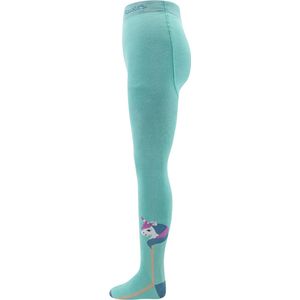 Ewers Maillot Kindermaat - Unicorn/Eenhoorn Wit & Blauw & Lila - Lichtblauw - Goudkleurig Metaaldraad LUREX -134/146