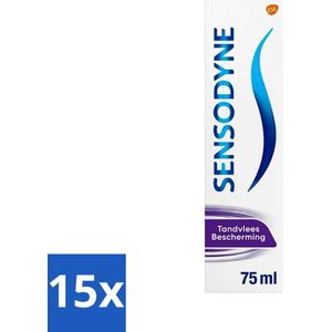 Sensodyne - Tandpasta - Gum Protection - Tandvleesverzorging - 75 ml - Bulkverpakking - 15 stuks