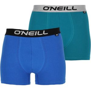 O'Neill premium heren boxershorts 2-pack - ocean blue - maat L