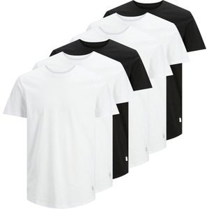 Jack Jones T-shirt JJENOA TEE 6PK Set van 6