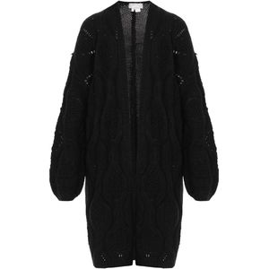 Usha Gebreid vest  zwart