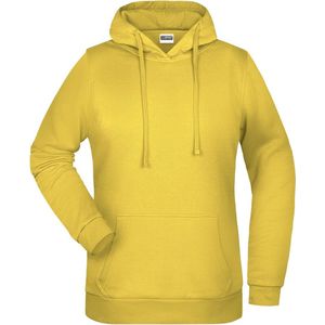 James And Nicholson Vrouwen/dames Basic Hoodie (Geel)