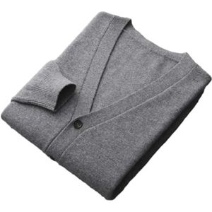 Kasjmier heren trui vest voor herfst en winter