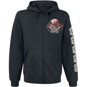 Five Finger Death Punch 100% Pure Vest met capuchon zwart S Katoen -