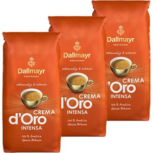 Dallmayr Crema d'Oro Intensa - koffiebonen - 3 x 1 kg