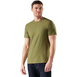 Smartwool - Perfect Crew - T-shirt - Groen - Korte Mouwen - Heren