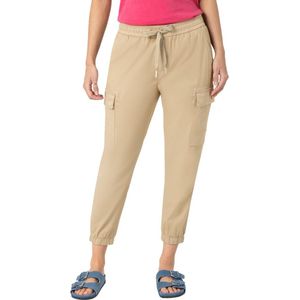 TIMEZONE Dames Cargo Broek REGULAR RAKIMATZ 7/8 regular/straight Beige S Volwassenen