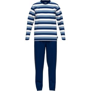 Ceceba +size Pyjama met Strepen Donkerblauw/Wit