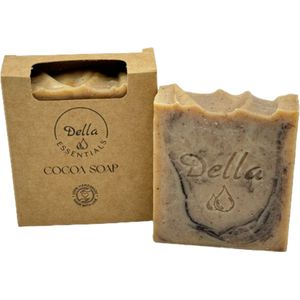 Della essentials - Biologisch - Cocoa soap - Cacao zeep - Vegan - Romig en rijk - 100 gram