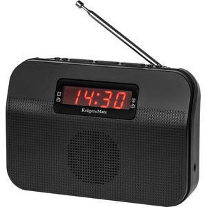 Krüger&Matz KM0825 - Noodradio - Zwart - FM/AM