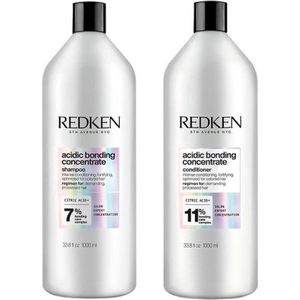 Redken Acidic Bonding Concentrate Set Shampoo en Conditioner 1000ml - extra voordelig