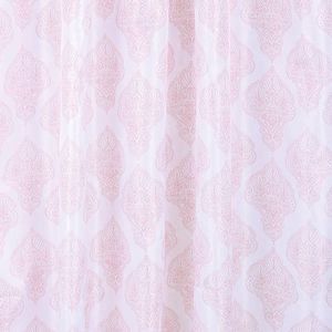 Differnz Douchegordijn Boho – 180 x 200 cm – Verzwaard – 100% Polyester – Roze