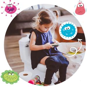 Plaspotje Stickers - 4 Plasstickers Monstertjes - Plasstickers voor Kinderen - Zindelijkheidstraining - Op het Potje - Zindelijkheidstraining Stickers