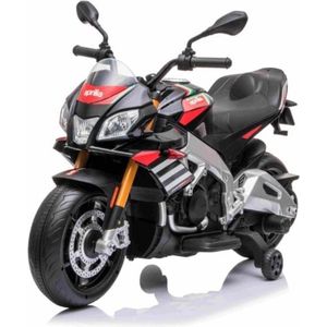 Aprilia Tuono V4 - Elektrische kindermotor - 12V - Accu motor - Zwart