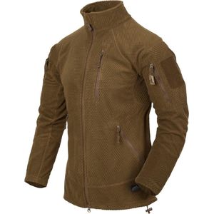 Tactische Fleece Jacke voor Jongens - Olijfgroen